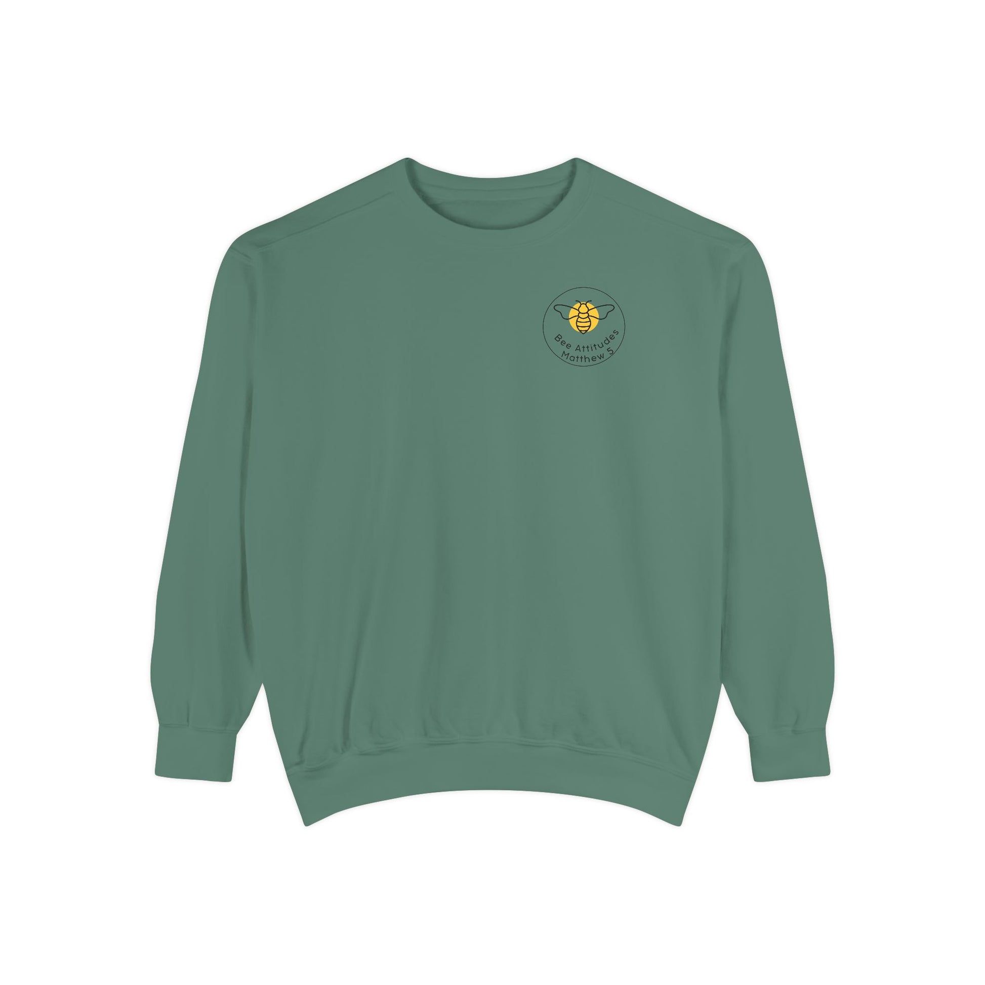 Bee-Attitudes ~ Matthew 5:8 ~ Garment-Dyed Sweatshirt