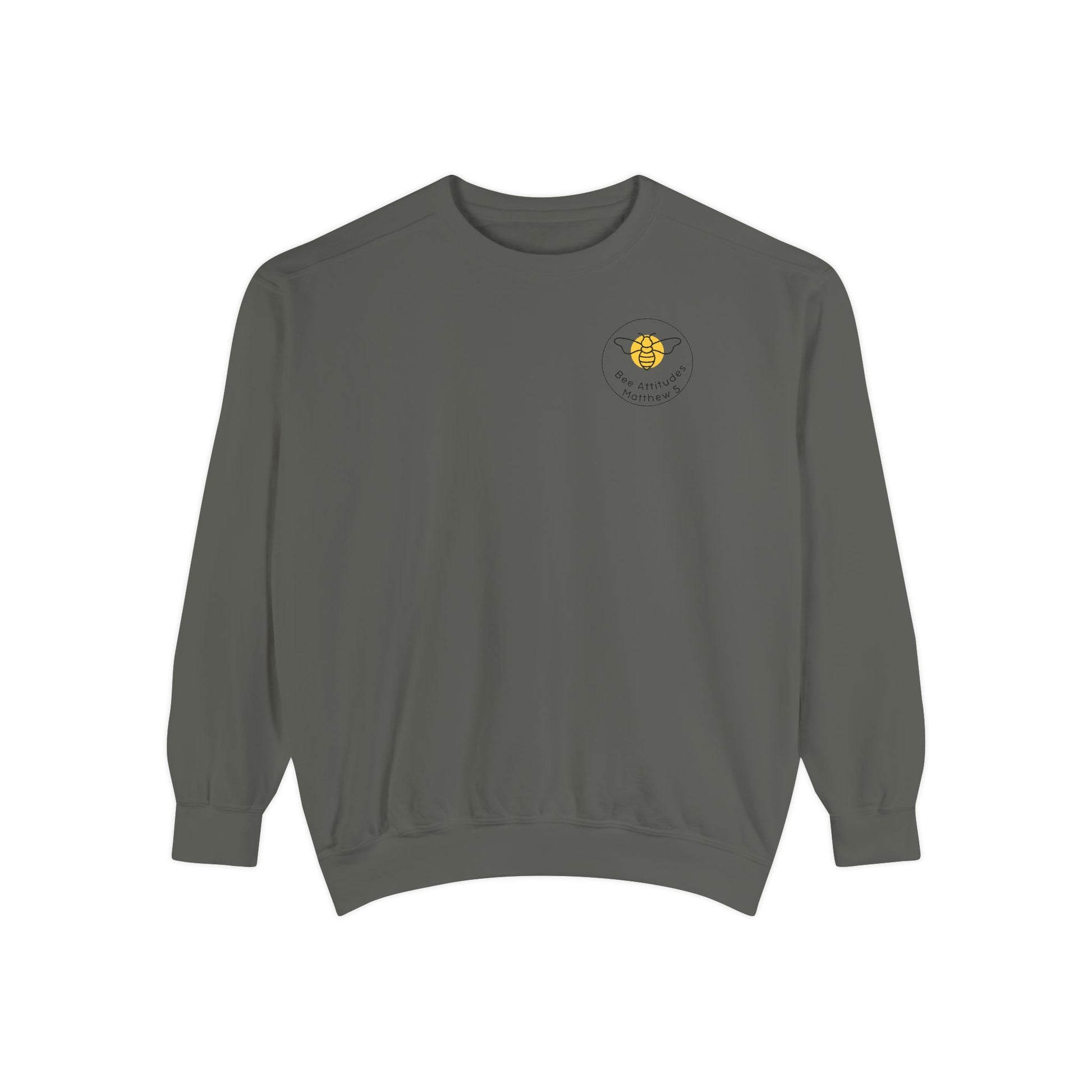 Bee-Attitudes ~ Matthew 5:8 ~ Garment-Dyed Sweatshirt