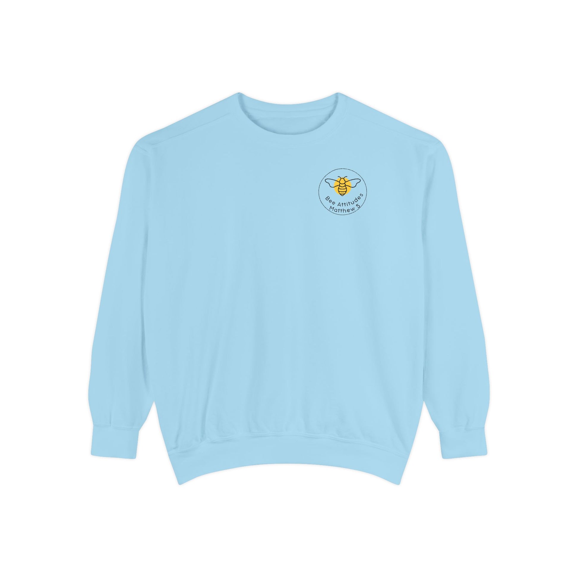 Bee-Attitudes ~ Matthew 5:8 ~ Garment-Dyed Sweatshirt